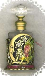 Fairy Moon and Star Perfume Bottle greatly decorated  