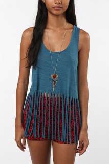 UrbanOutfitters  Staring at Stars Fringe Tank Top