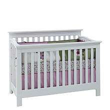 Baby Cache Essentials Flat Lifetime Crib   White   Baby Cache 