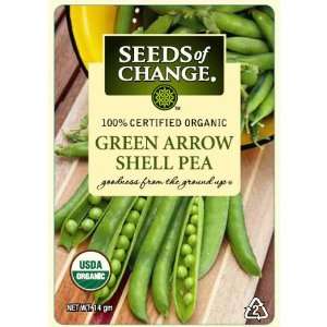   of Change 06078 Green Arrow Shell Pea, 50 Seeds Patio, Lawn & Garden