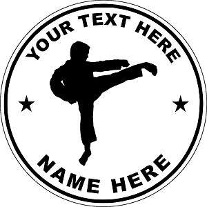 KARATE MARTIAL ARTS CAR VEHICLE MAGNET Personalized  