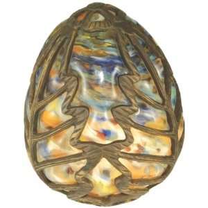  Meyda Tiffany 22094 Egg Shade, White Multi