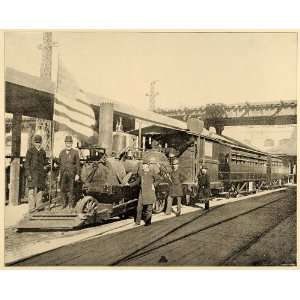  1893 Chicago Worlds Fair John Bull Train Engine Print 