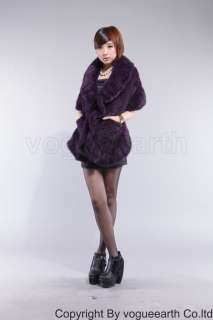 609 new real mink fur 5 color Shawl/cape/coat/vest/wrap  