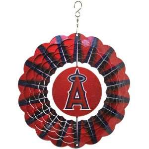 MLB Los Angeles Angels of Anaheim 10 Team Logo Designer Wind Spinner 