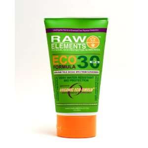  RAW ELEMENTS USA   ECO FORMULA 30+ All Natural Sunscreen Beauty