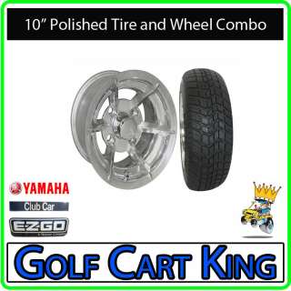 Richmond Low Profile Golf Cart 10 Wheel & Tire Combo  