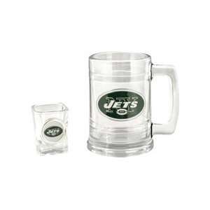    NFL Mug and Shot Glass Set   New York Jets