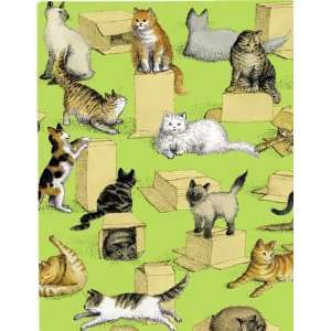  Cat in a Box Rolled Gift Wrap