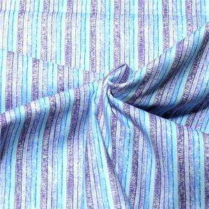 RJR Cotton Fabric Cute Crackle Blue & Purple Stripe By the Yard  