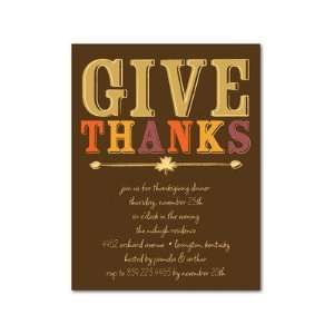  Thanksgiving Party Invitations   Bold Thanksgiving By 