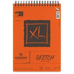  Canson XL Pads   9 times; 12, Sketch Pad, 100 Sheets 