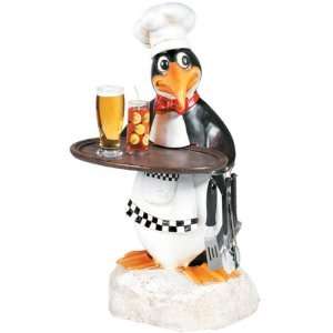 Penguin Chef Waiter Drink Holder 