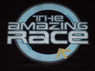 Amazing Race (TV Show) T Shirt (Size Medium, Color Black) New  