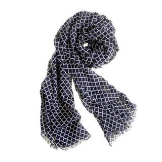 Windowpane scarf   scarves & hats   Womens accessories   J.Crew