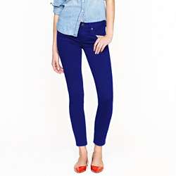 Ankle stretch toothpick jean in garment dyed twill $125.00 also in 