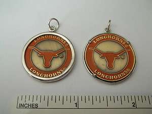 Sterling Silver University of Texas Longhorn 26mm Charm  