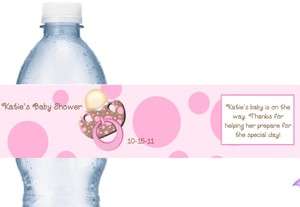 Personalized Baby Shower Water Labels Set of 21  
