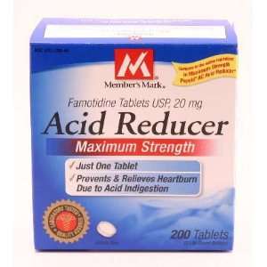  Members Mark Famotidine acid reducer 20mg   200 ct 