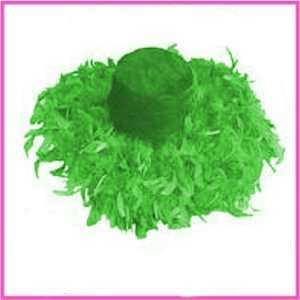 Green Feather Tea Party Hat 