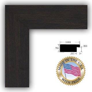   16 Expresso Walnut Picture Frame   NEW  2 wide