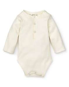Pearls & Popcorn Infant Unisex Henley Bodysuit   Sizes 3 6 Months