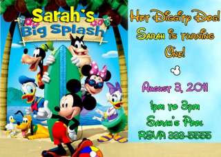 MICKEY MOUSE & MINNIE MOUSE BIRTHDAY PARTY INVITATIONS  