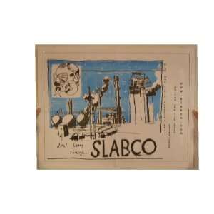   Slabco Poster Real Living Through Gas Mask Factory 
