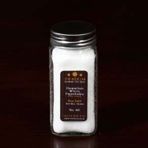 Hawaiian White Papohaku (Fine) Sea Salt   in Spice Bottle  