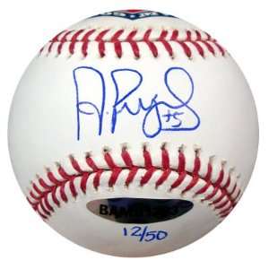   Baseball   2009 MVP Logo #/50 UDA #BAM01723   Autographed Baseballs