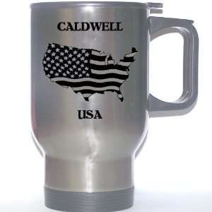  US Flag   Caldwell, Idaho (ID) Stainless Steel Mug 