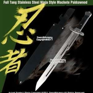  Full Tangl Ninja Style Sword Fantasy Machete Pakkawood 