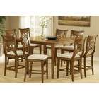 Hillsdale Furniture Hillsdale 5 Piece Oak Dining Set, Bayberry Stools