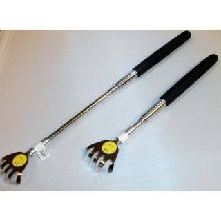 The Hand Extendable Metal Back Scratcher with Cushion Grip 2 Pk