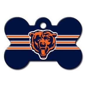  Quick Tag Chicago Bears NFL Bone Personalized Engraved Pet 