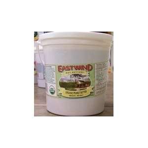 East Wind Peanut Butter Organic Smooth No Salt 6, 5 lb. Containers 