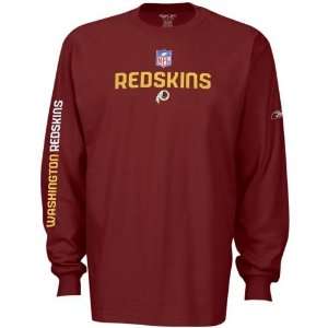   Redskins Maroon Wingman Long Sleeve T shirt