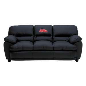   Products 2500 OMS Ole Miss Leather TeamSeats Sofa Furniture & Decor