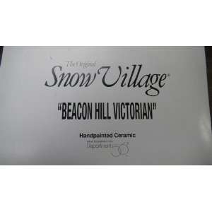   56 Original Snow Village Beacon Hill Victorian 