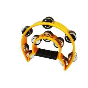    NEW Party Yellow Tambourine Red Musical Instrument 