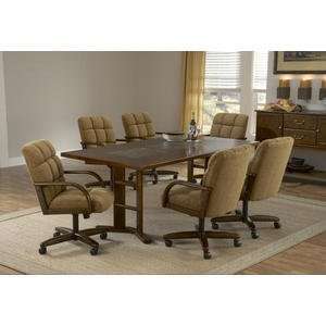   Frankfort 7 Piece Dining Room Set w/ Fabric Chair