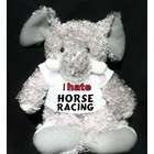 SHOPZEUS Plush Elephant (Slowpoke) toy with I Hate Horse racing