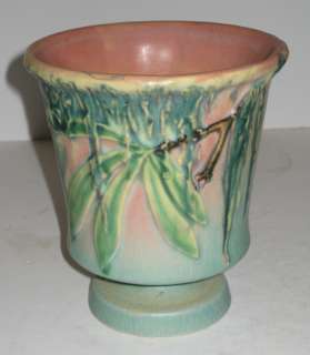Green Roseville Pottery Blue Moss Vase 773 5 Excellent Condition Free 