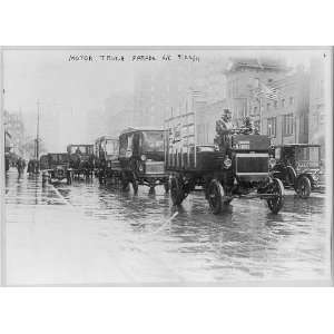   Parade,New York City,April 22,1911,US Flags,automobiles,New York,NY
