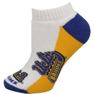   UCLA Bruins Womens Color Block Ankle Socks   White