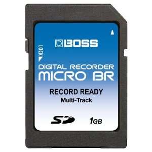 1GB Boss Roland SD Memory Card for Micro BR, Micro BR 80, BR 800 and 