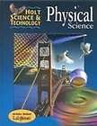 holt science technology physical science good book expedited shipping 