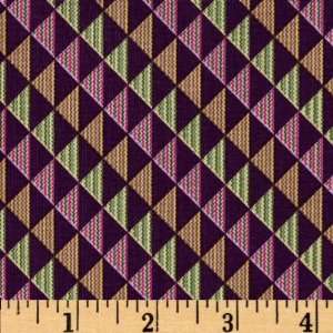 44 Wide Avalon Geo Purple Fabric By The Yard Arts 