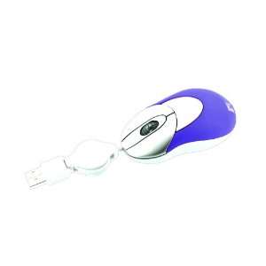  Case Logic Wired USB Optical Mouse with Retractable Cable 