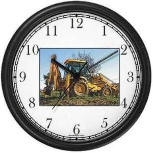  Front & Back Shovel Earth Mover (JP6) Wall Clock by 